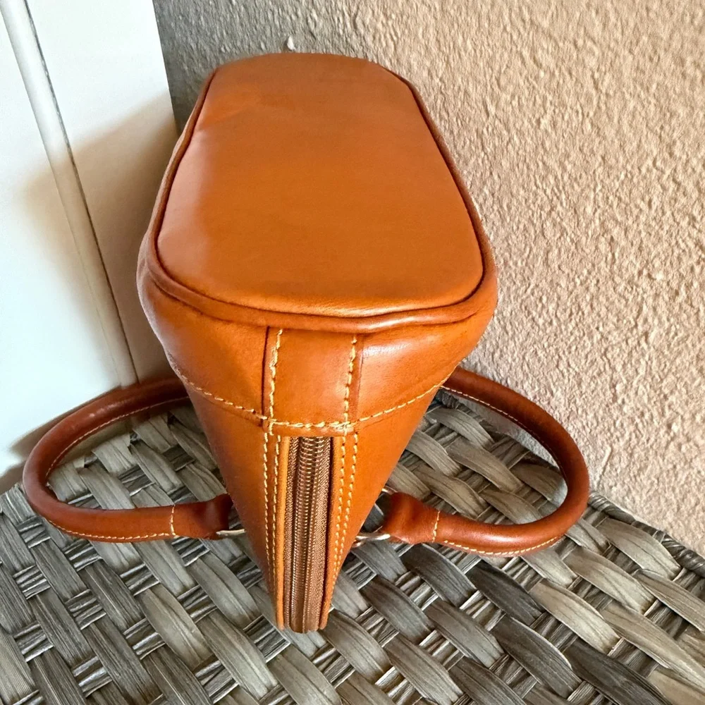 Genuine Italian Leather Mini Dome Satchel Handbag - I Medici Firenze - Picture 10 of 13